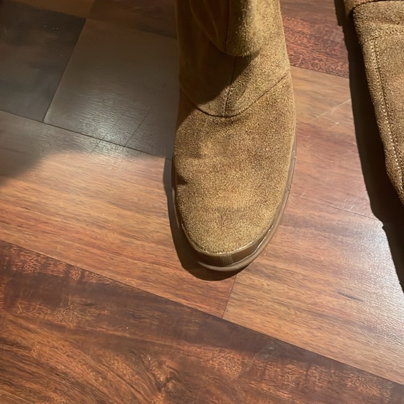 Tall wedge slide on boots - Picture 5 of 6